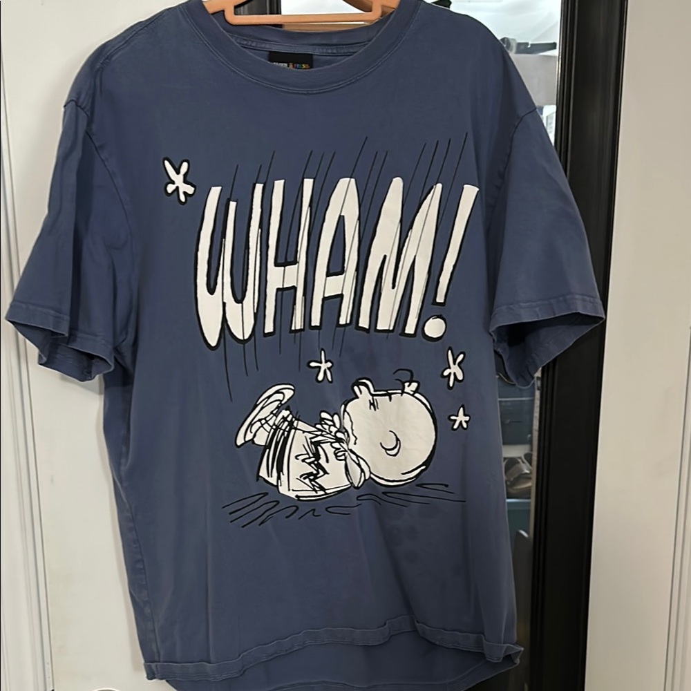 Blue Graphic T-Shirt with WHAM Design